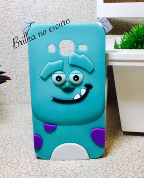 Case 3D Sulley Brilha no escuro Galaxy J5 J500