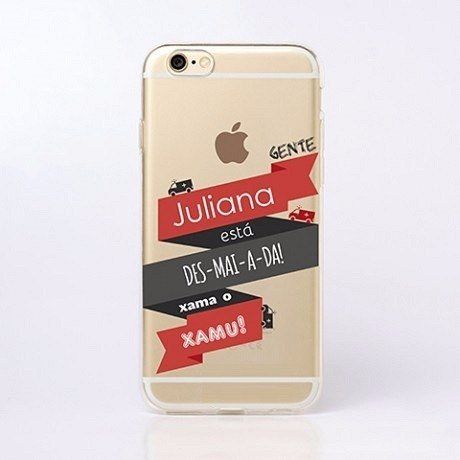 Case de Silicone Juliana Xama Xamu iphone 6