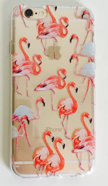 Case de Silicone Flamingo iphone 6