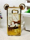 Case Água Glitter Minnie Gold Galaxy A5 A520