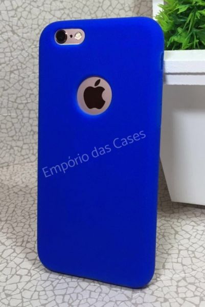 Case Flexível Azul iPhone 6/6s