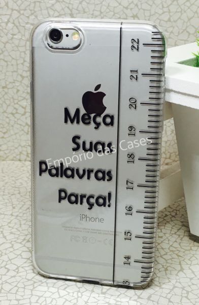 Case de Silicone Meça suas palavras iphone 6/6s