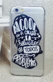Case de Silicone Álcool e problema iphone 6/6s