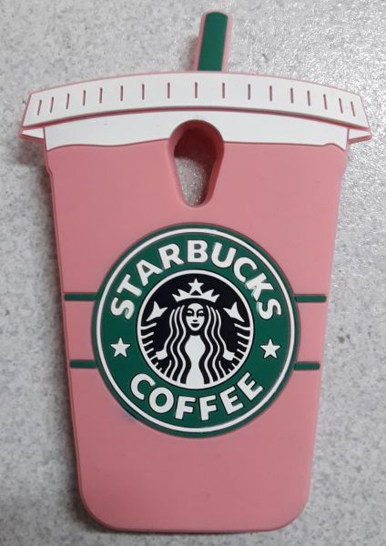 Case 3D Starbucks Copo Rosa Moto G2