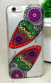 Case de Silicone Borboleta Henna iphone 6/6s