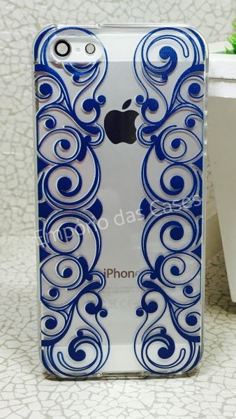 Case de Silicone Renda Blue iphone 5/5s/SE
