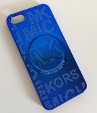 Case Luxo Michael Kors Azul Metálico iPhone 5/5s/SE