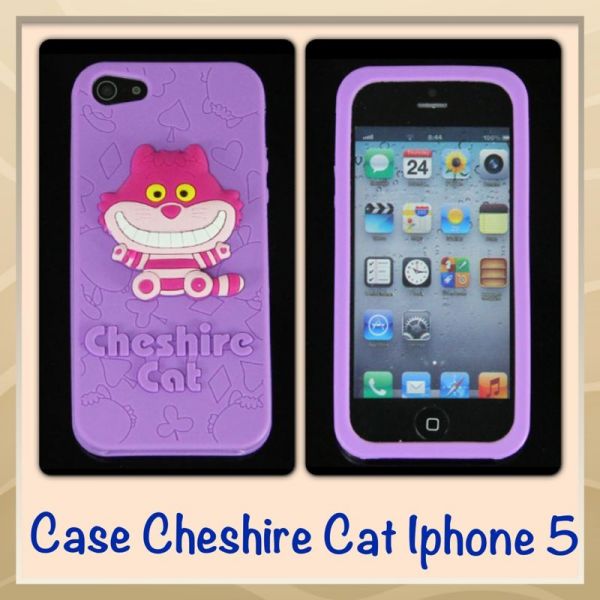 Case Cheshire Cat Roxa iPhone 5/5s/SE
