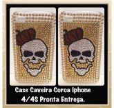 Case Caveira Coroa iPhone 4/4s