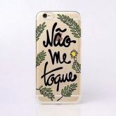 Case de Silicone Não me Toque iphone 6 Plus/6s Plus