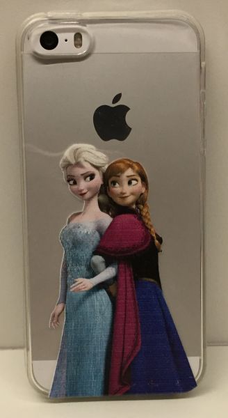 Case de Silicone Frozen Anna e Elsa iPhone 6 Plus/ 6s Plus