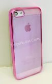 Case Luxo Borda Metalizada Rose iphone 5/5s/SE