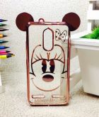 Case Luxo Minnie Orelha Rose Lenovo K6