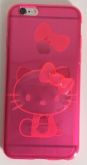 Case de Silicone 3D Hello Kitty Pink iPhone 5/5s/SE
