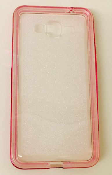 Case Glitter Bumper Pink Galaxy Gran Prime