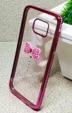 Case Laço Pink com Strass Galaxy S6 Edge