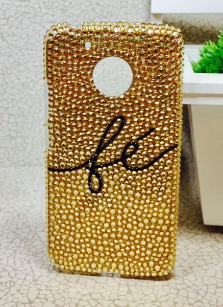 Case Strass Fé Gold Moto G5 /G5 play