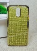 Case Glamour Strass Dourado Moto G4 / G4 Plus