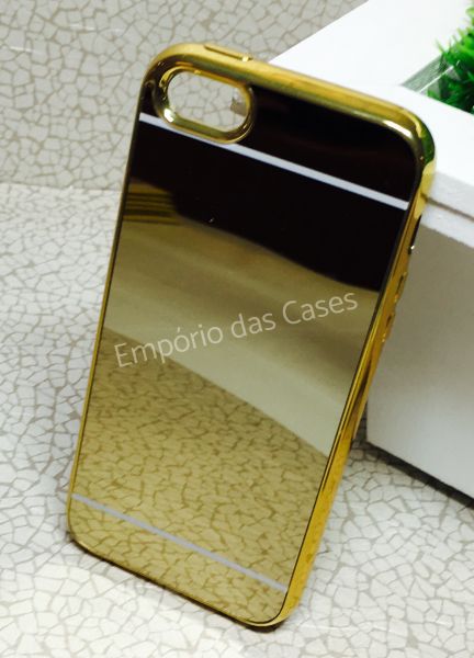 Case Espelhada Prime Gold iPhone 5/5s/SE