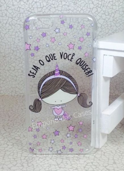 Case de Silicone Seja o que quiser iphone 6/6s