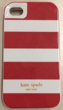 Case Kate Spade Vermelha e Branca iPhone 4/4s