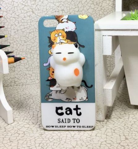 Case 3D Squishy Gatinho iPhone 5/5s/SE