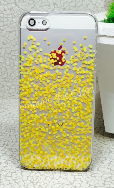 Case de Silicone Gold Dots iphone 6/6s