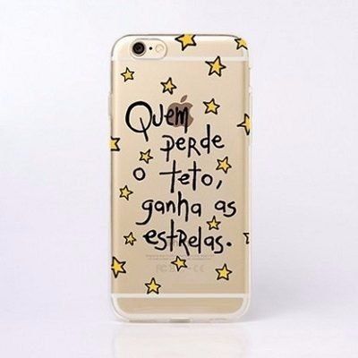 Case de Silicone Quem Perde Teto iphone 4/4s