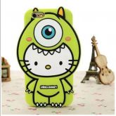 Case 3D Hello Kitty Mike verde iphone 6/6s