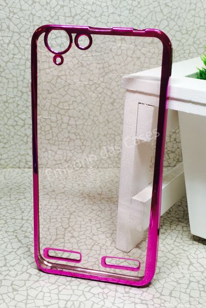 Case de Silicone Borda Pink Lenovo K5