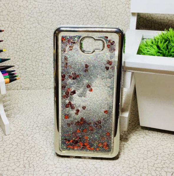 Case Água Glitter Prata Galaxy J7 Prime