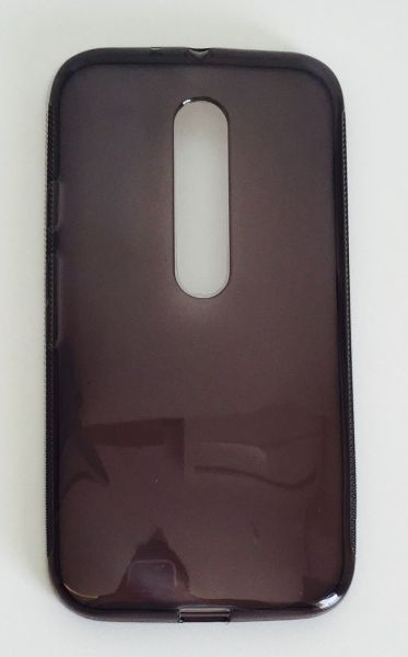 Case de Silicone Preto Moto G 3