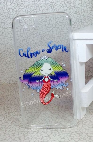 Case de Silicone Calma e Serena iphone 6/6s