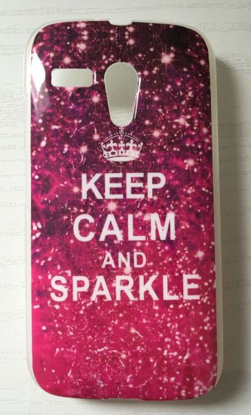 Case de Silicone Keep Calm Moto G