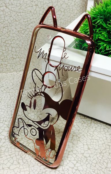 Case Luxo Minnie Rose Moto G4 / G4 Plus