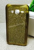 Case Glamour Strass Dourado Galaxy J7 J700