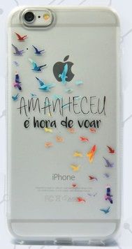 Case de Silicone Amanheceu iphone 6/6s