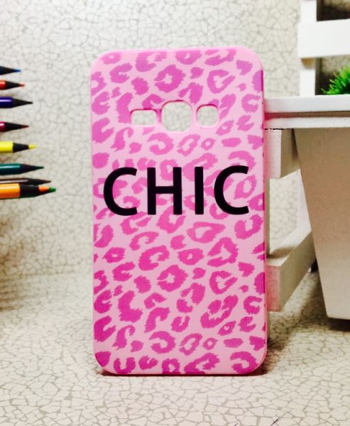 Case 3D Chic Oncinha Rosa Galaxy J2 2016