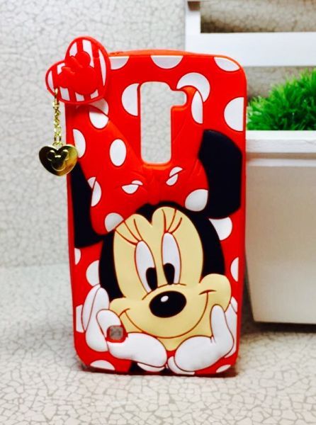 Case 3D Minnie Charme Vermelho LG K10 2017