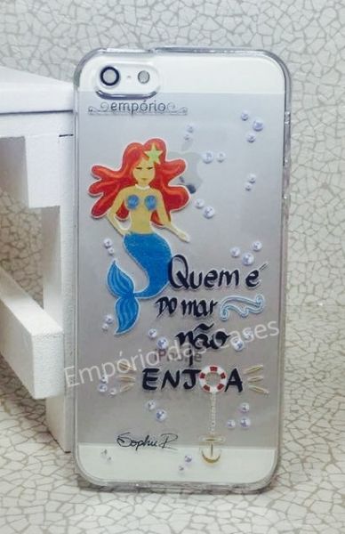 Case Exclusiva Empório - Sereia by Sophie iphone 5/5s/SE