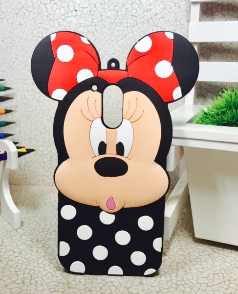 Case 3D Minnie Fofa Moto G4 Play