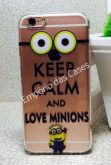 Case de Silicone Keep Calm Love Minions iphone 6/6s