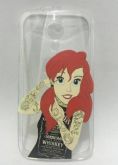 Case de Silicone Ariel Tatuada Moto G2