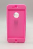 Case 360 Híbrida de Silicone Rosa iphone 7 plus