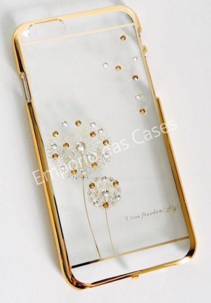 Case Luxuosa Strass Dourada Mod.5 iphone 6/6s