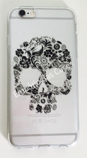 Case de Silicone Caveira iphone 6/6s