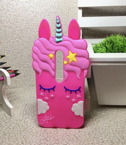 Case 3D Doce Unicórnio Pink Moto G3