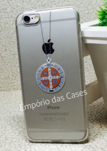 Case de Silicone Medalha São Bento iphone 6/6s