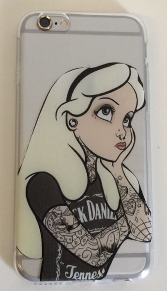 Case de Silicone Alice Tatuada iphone 6/6s