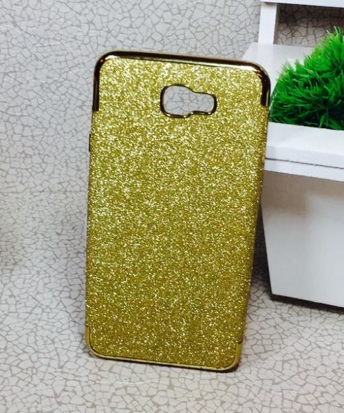 Case 3D Glitter Dourado Galaxy J5 Prime